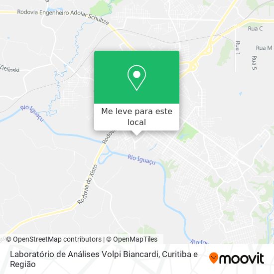Laboratório de Análises Volpi Biancardi mapa