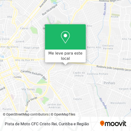 Pista de Moto CFC Cristo Rei mapa