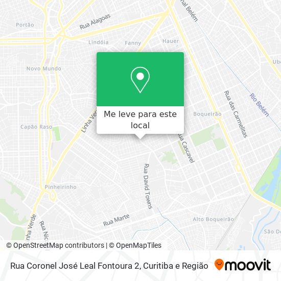 Rua Coronel José Leal Fontoura 2 mapa
