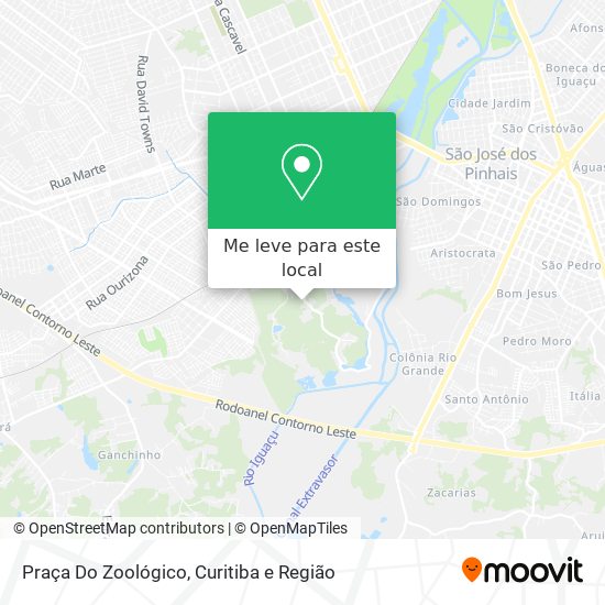 Praça Do Zoológico mapa