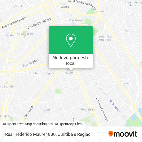 Rua Frederico Maurer 800 mapa