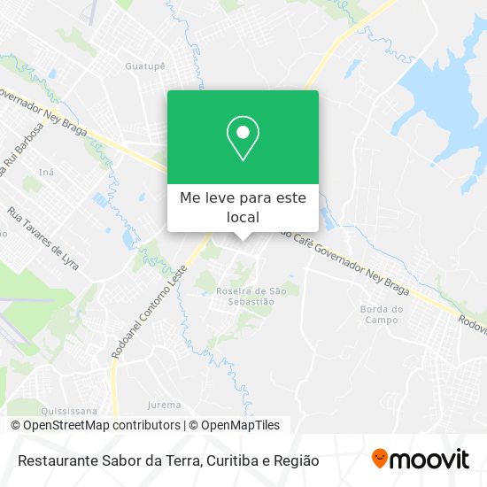 Restaurante Sabor da Terra mapa