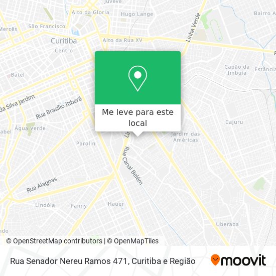 Rua Senador Nereu Ramos 471 mapa