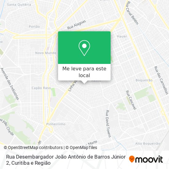 Rua Desembargador João Antônio de Barros Júnior 2 mapa