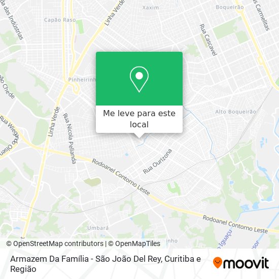 Armazem Da Família - São João Del Rey mapa