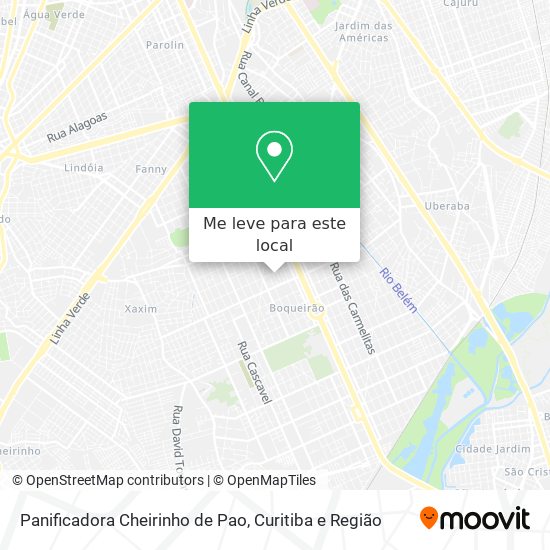 Panificadora Cheirinho de Pao mapa