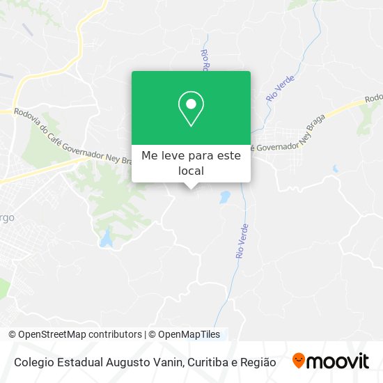 Colegio Estadual Augusto Vanin mapa