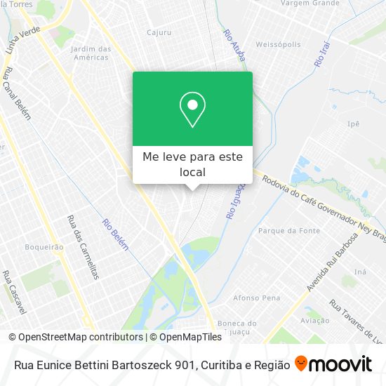 Rua Eunice Bettini Bartoszeck 901 mapa