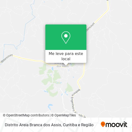 Distrito Areia Branca dos Assis mapa