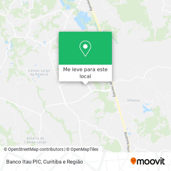 Banco Itau PIC mapa