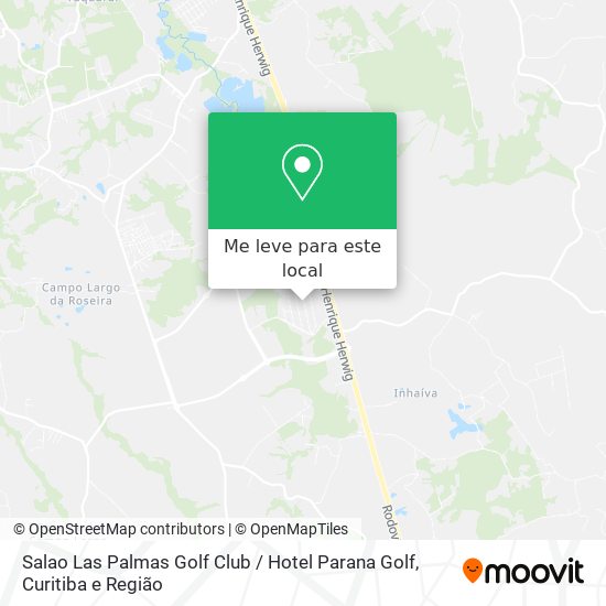 Salao Las Palmas Golf Club / Hotel Parana Golf mapa