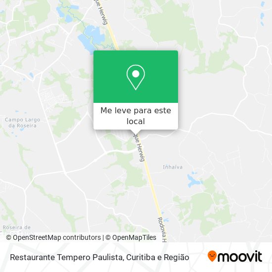 Restaurante Tempero Paulista mapa