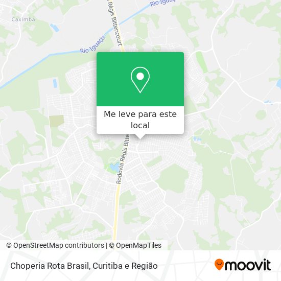 Choperia Rota Brasil mapa