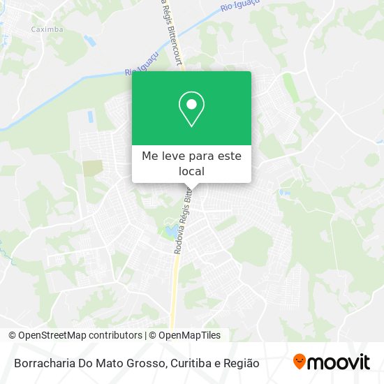 Borracharia Do Mato Grosso mapa