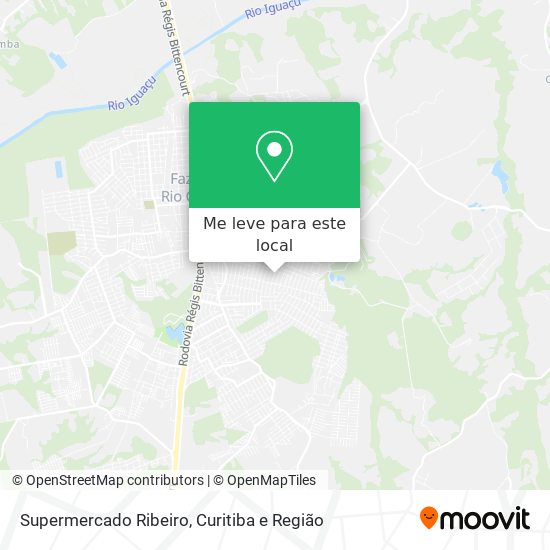 Supermercado Ribeiro mapa