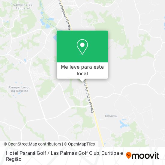 Hotel Paraná Golf / Las Palmas Golf Club mapa
