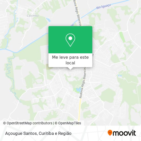 Açougue Santos mapa