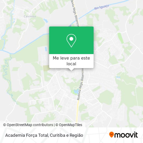 Academia Força Total mapa