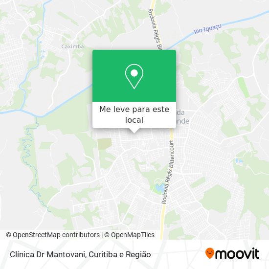 Clínica Dr Mantovani mapa