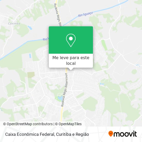 Caixa Econômica Federal mapa
