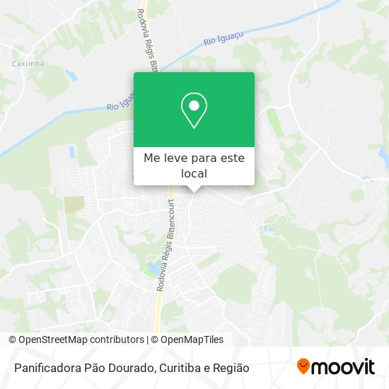 Panificadora Pão Dourado mapa