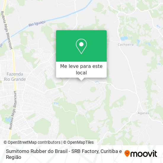 Sumitomo Rubber do Brasil - SRB Factory mapa