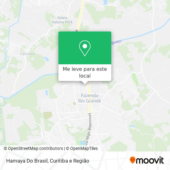 Hamaya Do Brasil mapa