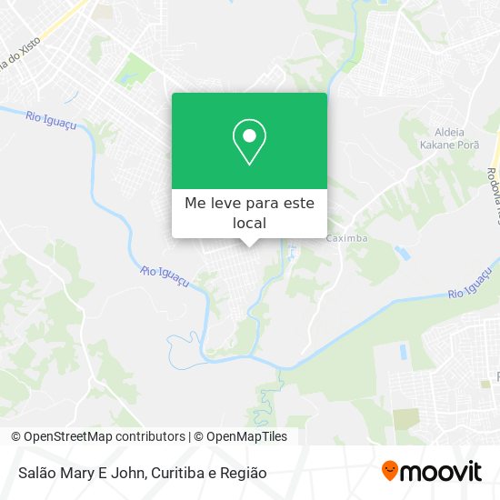 Salão Mary E John mapa