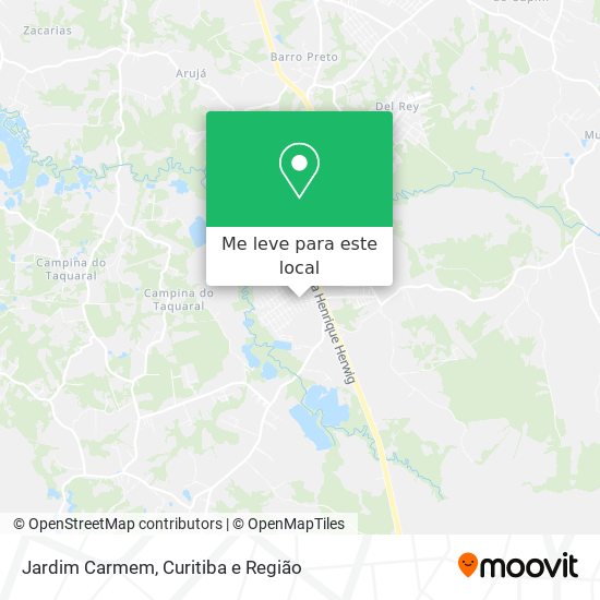 Jardim Carmem mapa