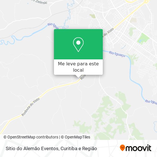 Sítio do Alemão Eventos mapa