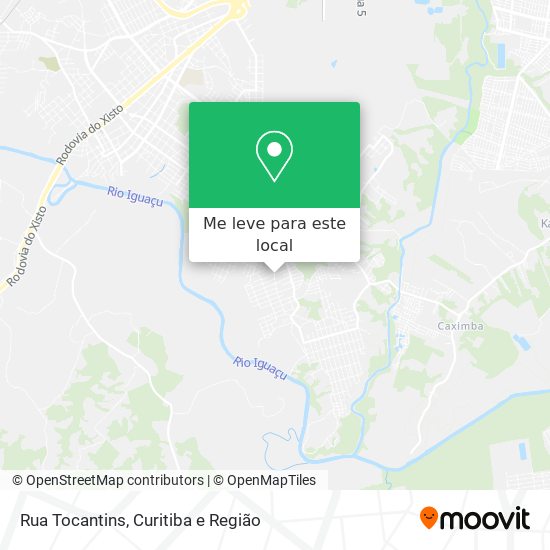 Rua Tocantins mapa