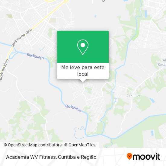 Academia WV Fitness mapa