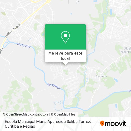 Escola Municipal Maria Aparecida Saliba Torrez mapa