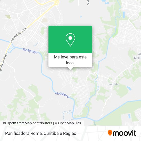 Panificadora Roma mapa