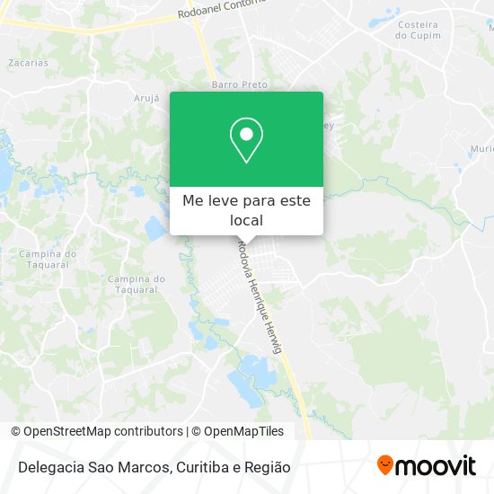 Delegacia Sao Marcos mapa