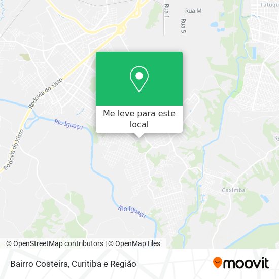 Bairro Costeira mapa