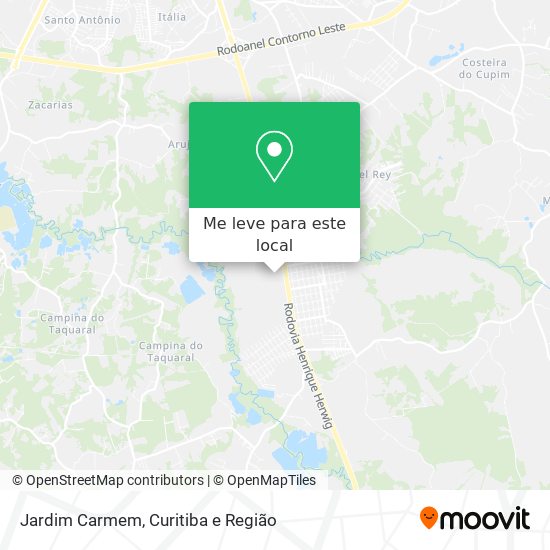 Jardim Carmem mapa