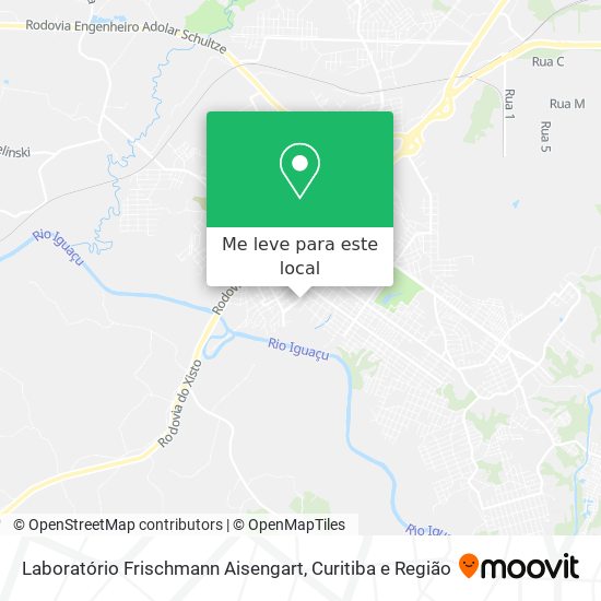 Laboratório Frischmann Aisengart mapa