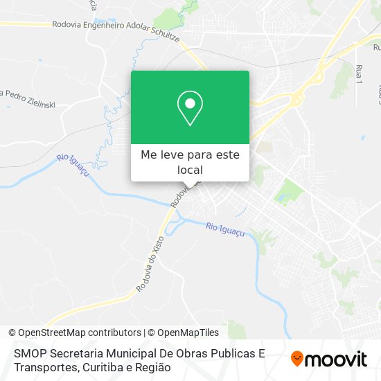 SMOP Secretaria Municipal De Obras Publicas E Transportes mapa