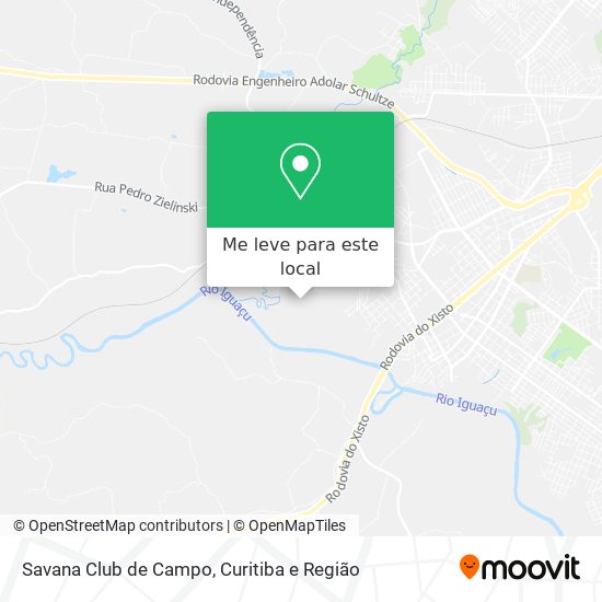 Savana Club de Campo mapa