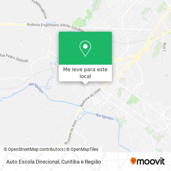 Auto Escola Direcional mapa