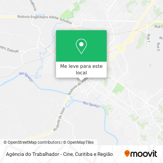 Agência do Trabalhador - Cine mapa