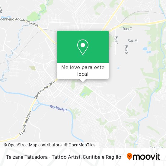 Taizane Tatuadora - Tattoo Artist mapa
