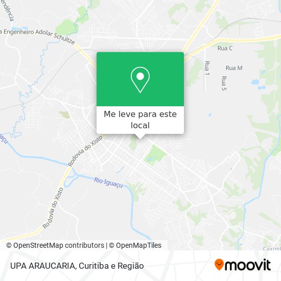 UPA ARAUCARIA mapa