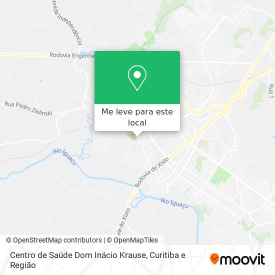 Centro de Saúde Dom Inácio Krause mapa