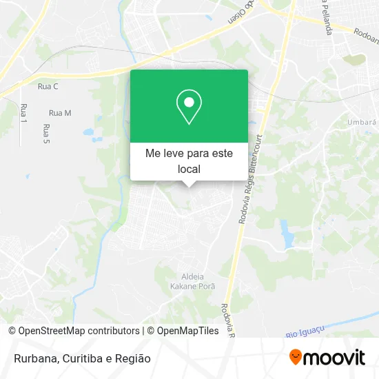 Rurbana mapa