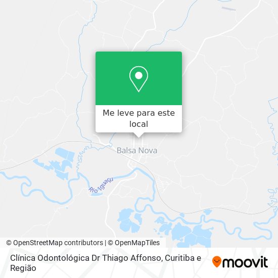 Clínica Odontológica Dr Thiago Affonso mapa