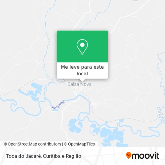 Toca do Jacaré mapa