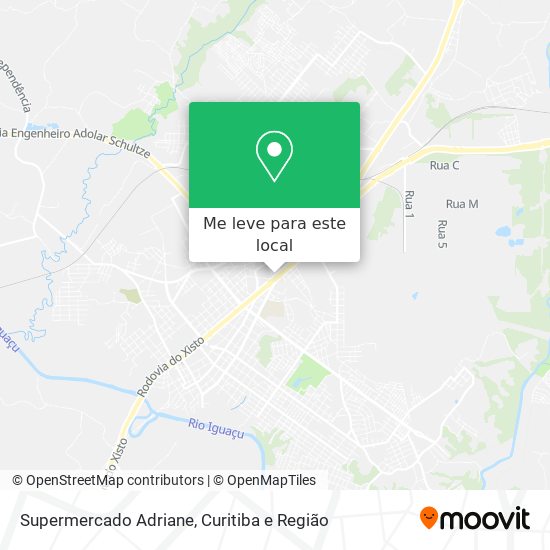 Supermercado Adriane mapa