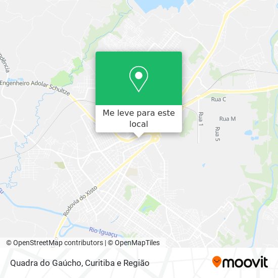 Quadra do Gaúcho mapa
